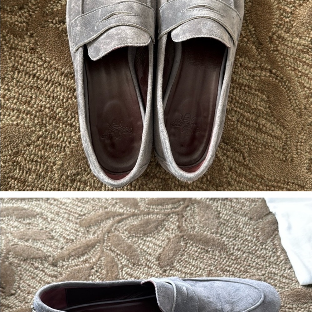 Bougeotte almond-toe suede penny loafers, 38 - Picture 3 of 3